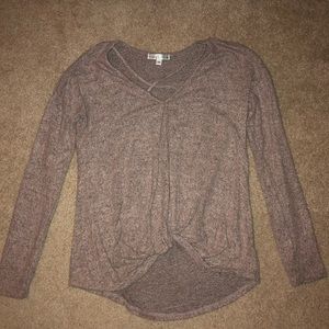 light pink soft sweater